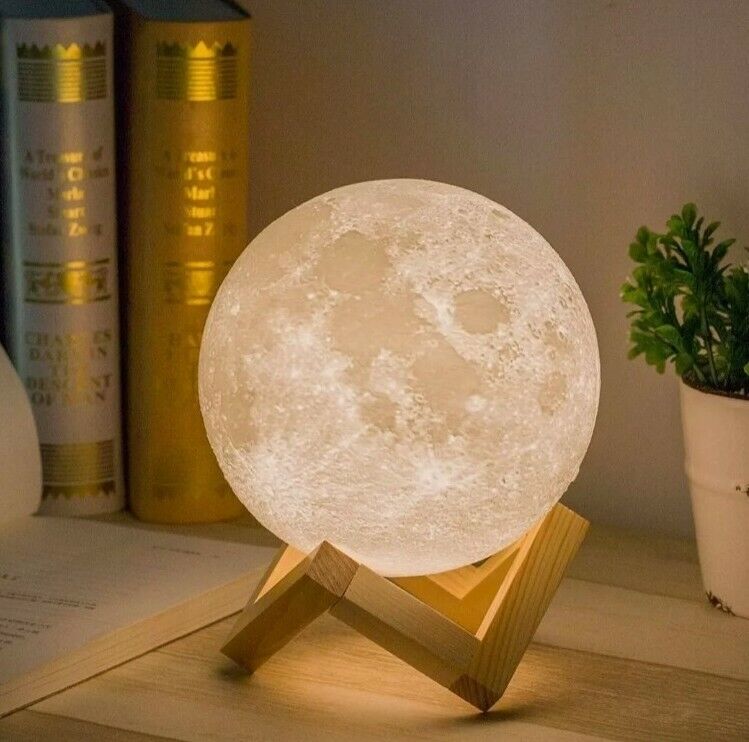 3D LED Moon Night Light